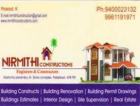Nirmithi Constructions - Best Builders in Palakkad