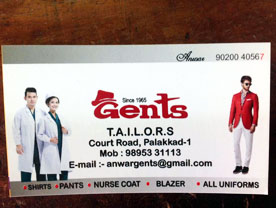 GENTS TAILORS