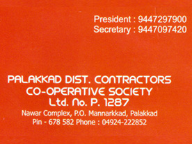 Palakkad District Contractors Co-operative Society LTD.NO.P.1287
