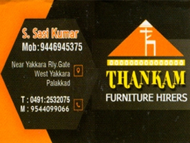 Thankam Furniture Hire - Best Decorators in Palakkad