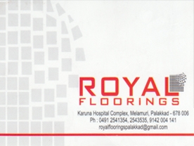 Are you searching for best Sanitarywares , Bathroom Accessories, Natural Stones and Pebbels Shops ,Landscap and Gardening  Pipes and Pipe fittings , Tiles Ceramic , Tiles Paving , Tiles Roofing , Granite , Marbles,Kadappa and Stones Shop in Palakkad Kerala ?. Click here to get Royal Floorings  contact address and phone numbers
