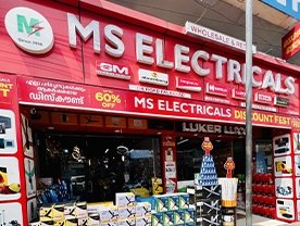 Are you searching for best electrical Goods,Electrical Accessories,Lights Bulbs and tube Wholsale,Fancy Lights, Cables,Light Fittings and Fixtures,Water Heater Dealers,Electrical Contractors,Home Appliances Shopin Palakkad Kerala ?. 
Click here to get MS Electricals contact address and phone numbers
