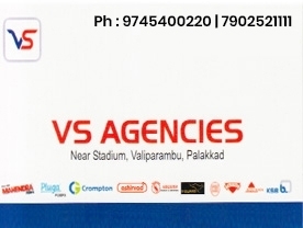 Are you searching for best Best and Top Pumps and Pump sets Dealers , Electrcal Goods Shopes , electrical Accessories Shops , Motors in Palakkad Kerala ?. Click here to get VS Agencies contact address and phone numbers