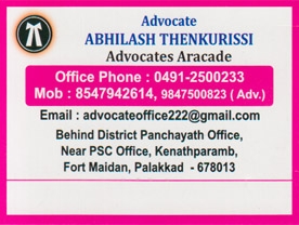 Abhilash Thenkurissi - Best and Top Advocates in Palakkad