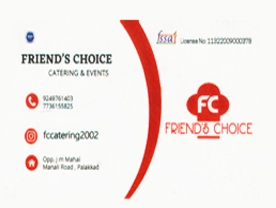 Friends Choice Catering & Events - Top Catering Service in Manali, Palakkad