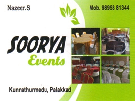 Soorya Events - Best Event Management in Palakkad
