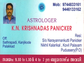 K.N.Krishnadas Panicker - Best and Top Astrologer in  Palakkad
