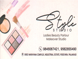 Are you searching for best Beauty Parlours,Beauty Spa and Saloon,Beauty Products and Cosmetic Dealers in Palakkad Kerala ?.
  Click here to get Style Studio Beauty Parlours contact address and phone numbers