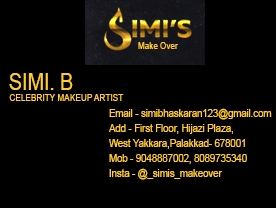 Are you searching for best Beauty Parlours,Beauty Spa and Saloon,Beauty Products and Cosmetic Dealers in Palakkad Kerala ?.
Click here to get Simi's Make Over Beauty Parlour contact address and phone numbers