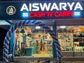 Are you searching for best Fancy Stores ,Gift Shops ,Gold Covering Shop, Beauty Products and Cosmetics
in Palakkad Kerala ?. Click here to get Aiswarya Cash N Carry contact address and phone numbers