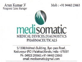 Are you searching for best Pharmaceutical Distributors,Surgical Equipment shopes in Palakkad Kerala ?.
Click here to get Medi Somatic contact address and phone numbers
