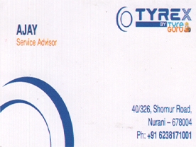 Are you searching for best Tyre and Tube Dealers,Wheel Alignment in Palakkad Kerala ?.
Click here to get Tyrex contact address and phone numbers