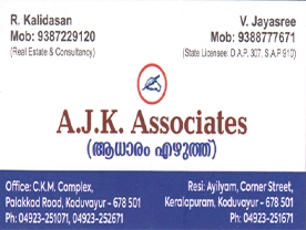 Are you searching for best Documents Writers in Palakkad Kerala ?.
Click here to get AJK Associates contact address and phone numbers