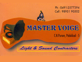 MASTER VOICE.  LIGHT AND SOUND CONTRACTORS