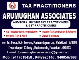 Arumughan Associates - Best Tax Parctitioners in Palakkad Kerala