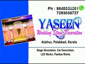 Yaseen Wedding Stage Decoration