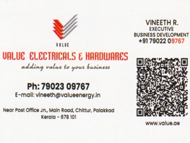 Value Electricals and Hardwares - Best Hardwares shops and Cements Dealers in  Chittur Palakkad