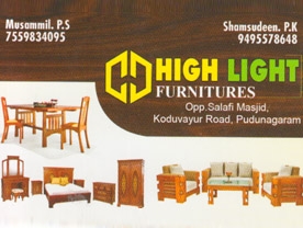 High Light Furnitures - Best and Top Furniture Shops and Manufacturers in Kozhinjampara